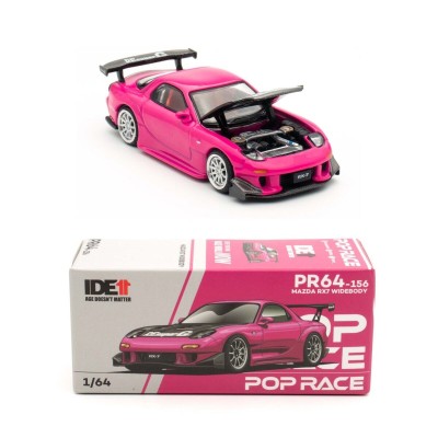 Pop Race Mazda RX-7 Widebody Pink 1:64 – Koleksiyonluk Diecast