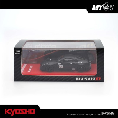 Kyosho 1:64 Nissan GT-R Nismo GT3 Matte Black Diecast