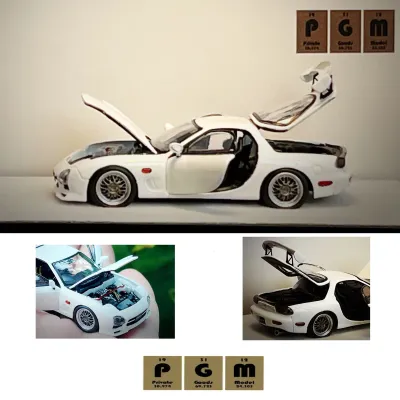 PGM 1:64 Mazda RX-7 FD3S White –