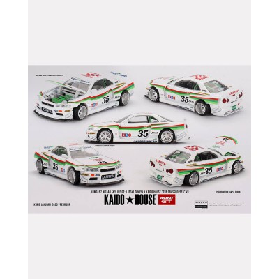Mini GT 1/64 Nissan Skyline GT-R (R34) TAMIYA x KAIDO HOUSE