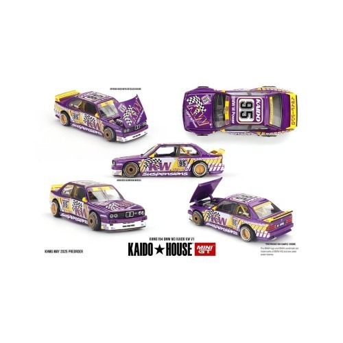 (ÖN SATIŞ) Mini GT 1/64 KaidoHouse BMW M3 Kaido KW V1 KHMG194