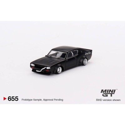 Mini GT 1/64 Nissan Skyline Kenmeri Liberty Walk Matt Black MGT00655