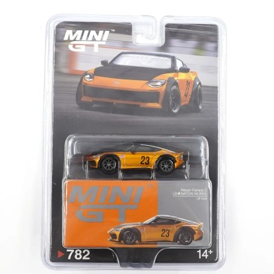 Mini GT 1/64 Nissan Z LB NATION WORKS LB Gold - Blister Paket MGT00782-BL