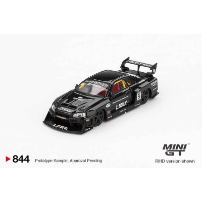Mini GT 1/64 Nissan LB-ER34 Super Silhouette SKYLINE Black - Blister Paket MGT00844-BL