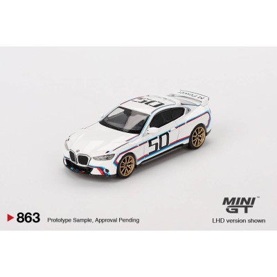 Mini GT 1/64 BMW 3.0 CSL White - Blister Paket MGT00863-BL