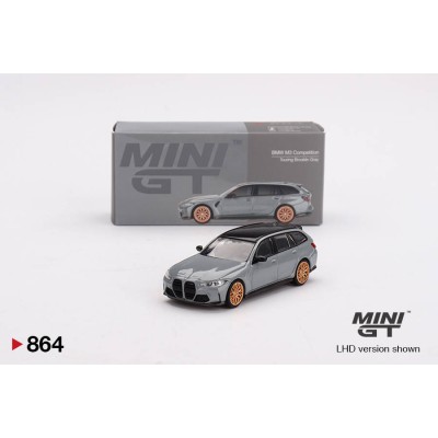 Mini GT 1/64 BMW M3 Competition Touring Brooklyn Grey MGT00864