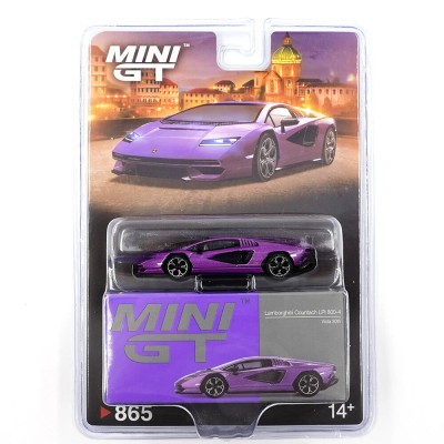Mini GT 1/64 Lamborghini Countach LPI 800-4 Viola 30th - Blister Paket MGT00865-BL