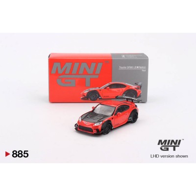 Mini GT 1/64 Toyota GR86 LB Nation Red MGT00885