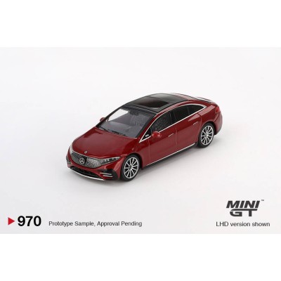 Mini GT 1/64 Mercedes-Benz EQS 580 4MATIC Red Metallic MGT00970