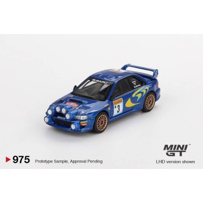 Mini GT 1/64 Subaru Impreza WRC98 1998 Rally Monte-Carlo 3rd Place #3 MGT00975