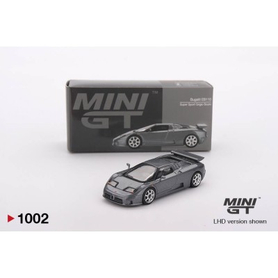 Mini GT 1/64 Bugatti EB110 Super Sport Grigio Scuro MGT01002