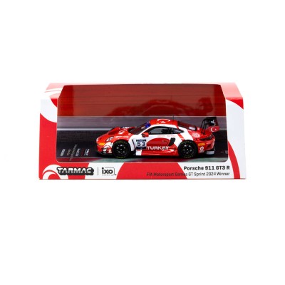 Tarmac Works X Diecast Turkey Porsche 911 GT3 R / FIA Motorsport Games GT Sprint 2024 Winner