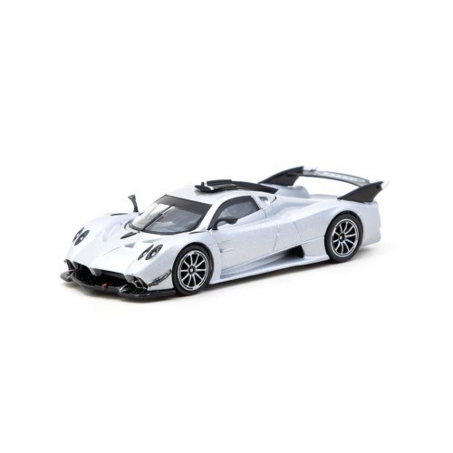 Tarmac Works 1/64 Pagani Huayra R Satin Silver - GLOBAL64 T64G-TL035-SL